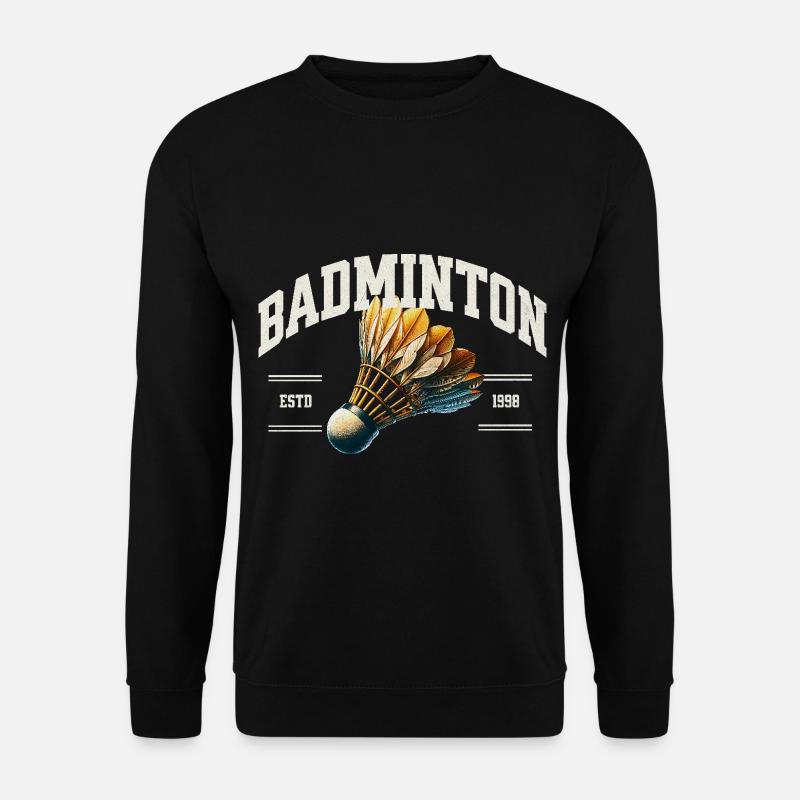 Badminton - Unisex Pullover - Schwarz