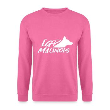 IGP Malinois White - Unisex Sweatshirt - pink - Front