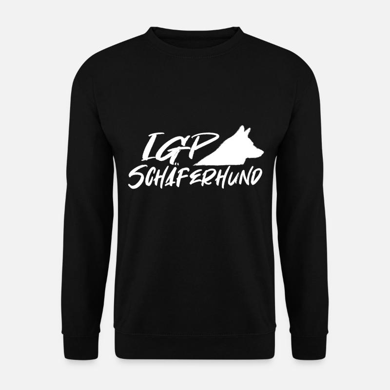 IGP German Shepherd White - Unisex Sweatshirt - black