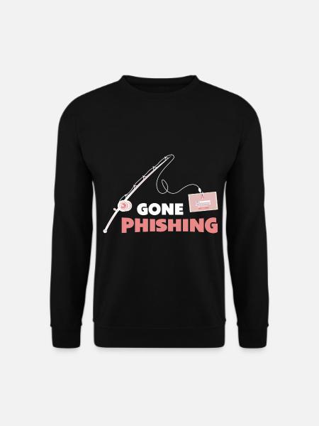 Gone Phishing - Unisex Sweatshirt - black