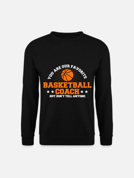 Sports Players Basketball Entraîneurs Cadeau - Sweat-shirt Unisexe - noir