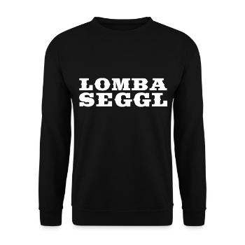 Lombaseggl - Unisex Pullover - Schwarz - Vorne - Alina (178cm) & Michal (187cm)