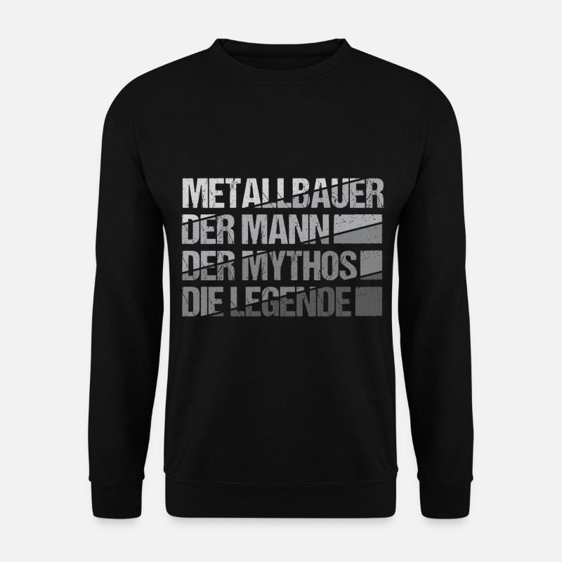 Metallbauer Schmied Metallbau - Unisex Pullover - Schwarz