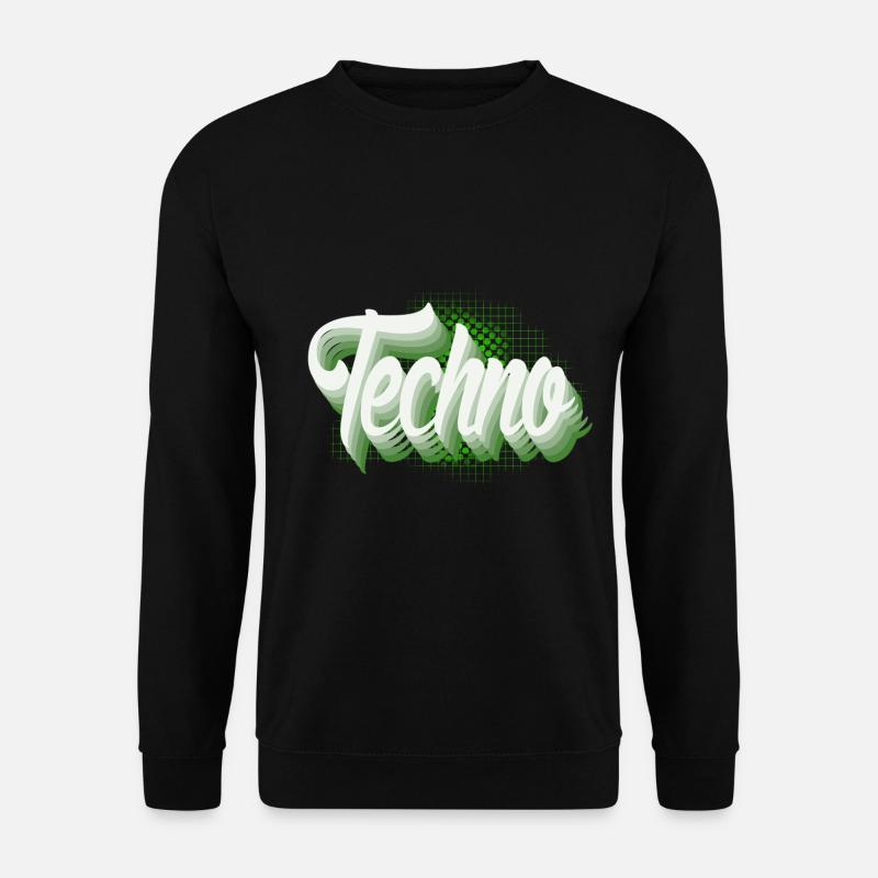 Techno - Unisex Sweatshirt - black