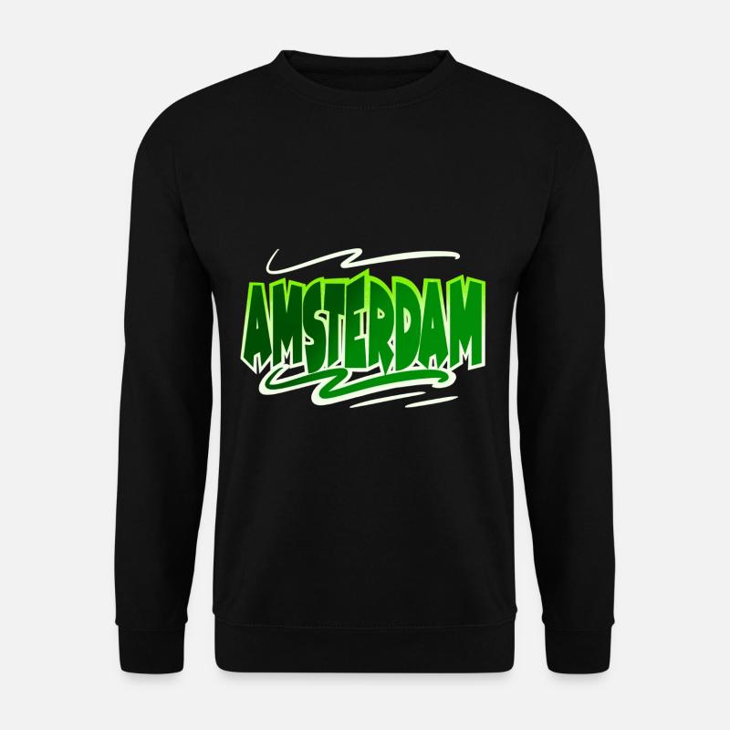Amsterdam - Unisex Pullover - Schwarz