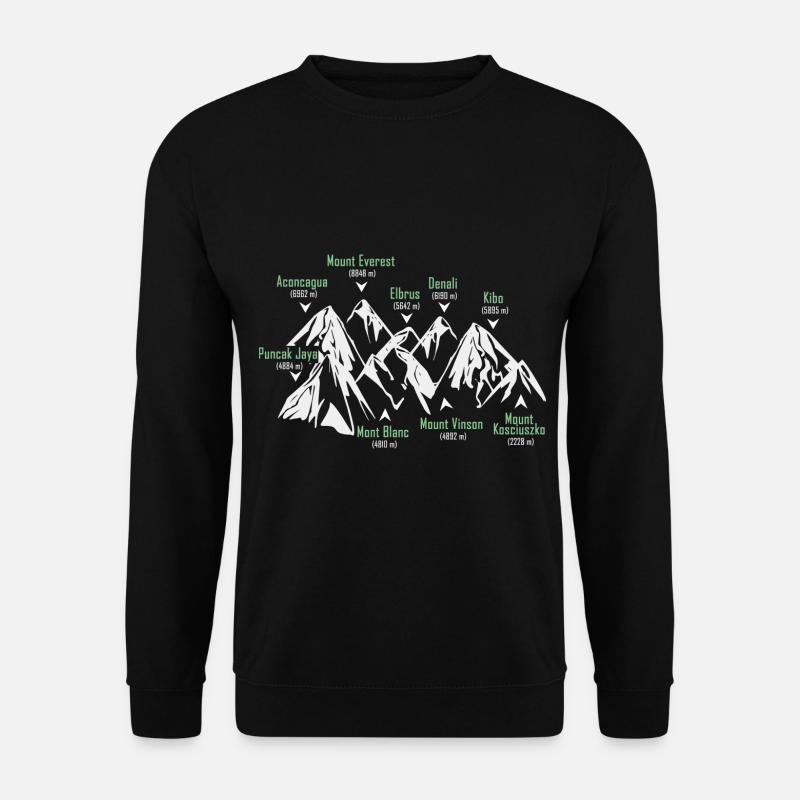 The Seven Summits - Unisex Sweatshirt - black