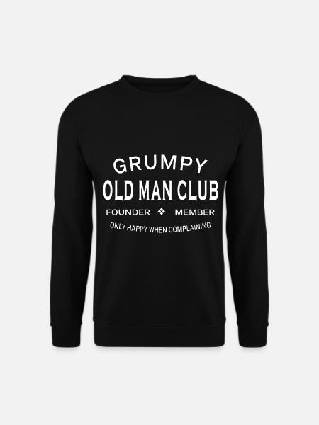 Grumpy Old Man Club - Lustig - Unisex Pullover - Schwarz