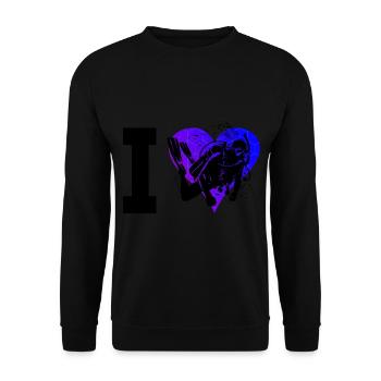 Plongée sous-marine Plongeur Plongée sous-marine Plongeur - Sweat-shirt Unisexe - noir - Devant - Alina (178cm) & Michal (187cm)