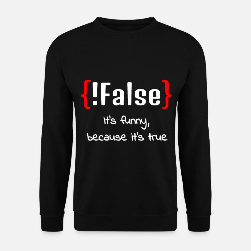 IT Informatik Informatiker Computerarbeit Geschenk - Unisex Pullover - Schwarz
