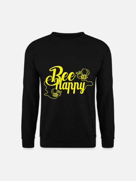 Bee Happy Abeille apicole Apiculture Maja Miel Abeille - Sweat-shirt Unisexe - noir