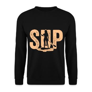 Sup Stand Up Paddling - Unisex Pullover - Schwarz - Vorne - Alina (178cm) & Michal (187cm)