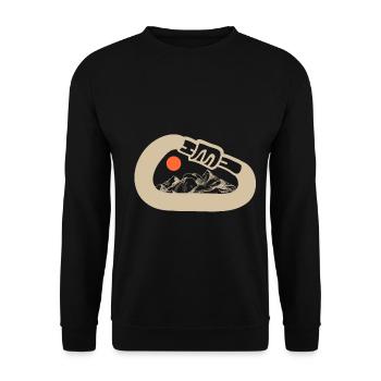 Carabine de sport d'escalade - Sweat-shirt Unisexe - noir - Devant - Alina (178cm) & Michal (187cm)