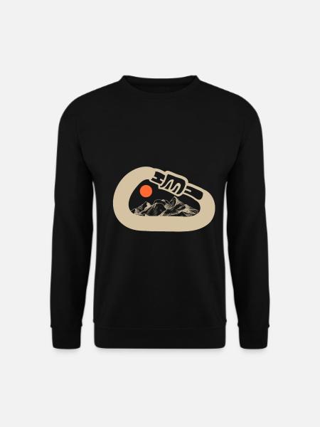 Klettern Sport Karabiner - Unisex Pullover - Schwarz