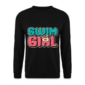 Filles de natation - Sweat-shirt Unisexe - noir - Devant - Alina (178cm) & Michal (187cm)
