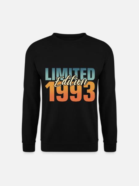 30. Geburtstag 1993 Jahrgang 30 Jahre - Unisex Pullover - Schwarz