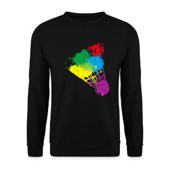 Badminton - Unisex Pullover - Schwarz - Vorne - Alina (178cm) & Michal (187cm)
