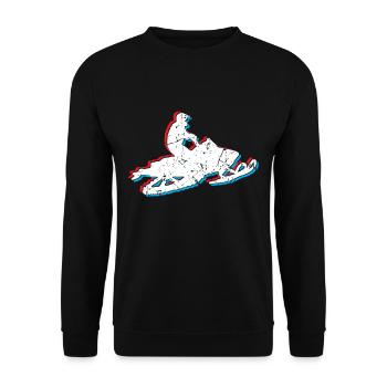 Véhicule neige cadeau motoneige - Sweat-shirt Unisexe - noir - Devant - Alina (178cm) & Michal (187cm)