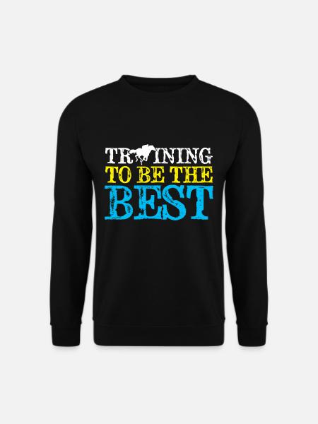 Courses de chevaux - Sweat-shirt Unisexe - noir