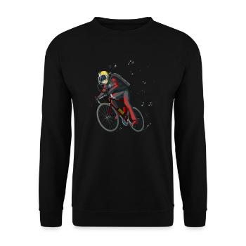 Cycliste Diver Gift Diving - Sweat-shirt Unisexe - noir - Devant - Alina (178cm) & Michal (187cm)