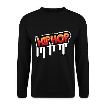 Cadeau Hip Hop Musique Hip Hop Danse Danse - Sweat-shirt Unisexe - noir - Devant - Alina (178cm) & Michal (187cm)