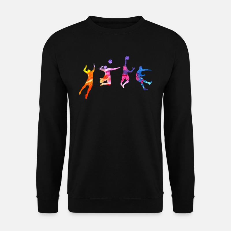 Volleyball - Unisex Pullover - Schwarz