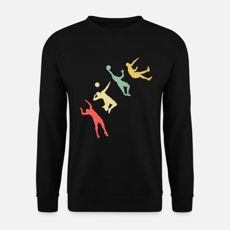 Volleyball rétro - Sweat-shirt Unisexe - noir