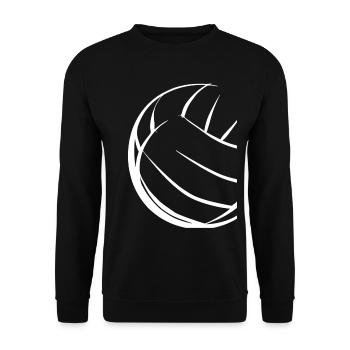 Volleyball - Unisex Sweatshirt - black - Front - Alina (178cm) & Michal (187cm)