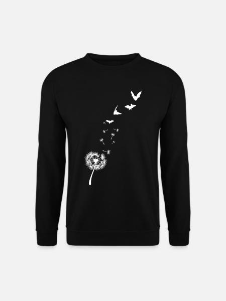 Dandelion Bats - Unisex Sweatshirt - black