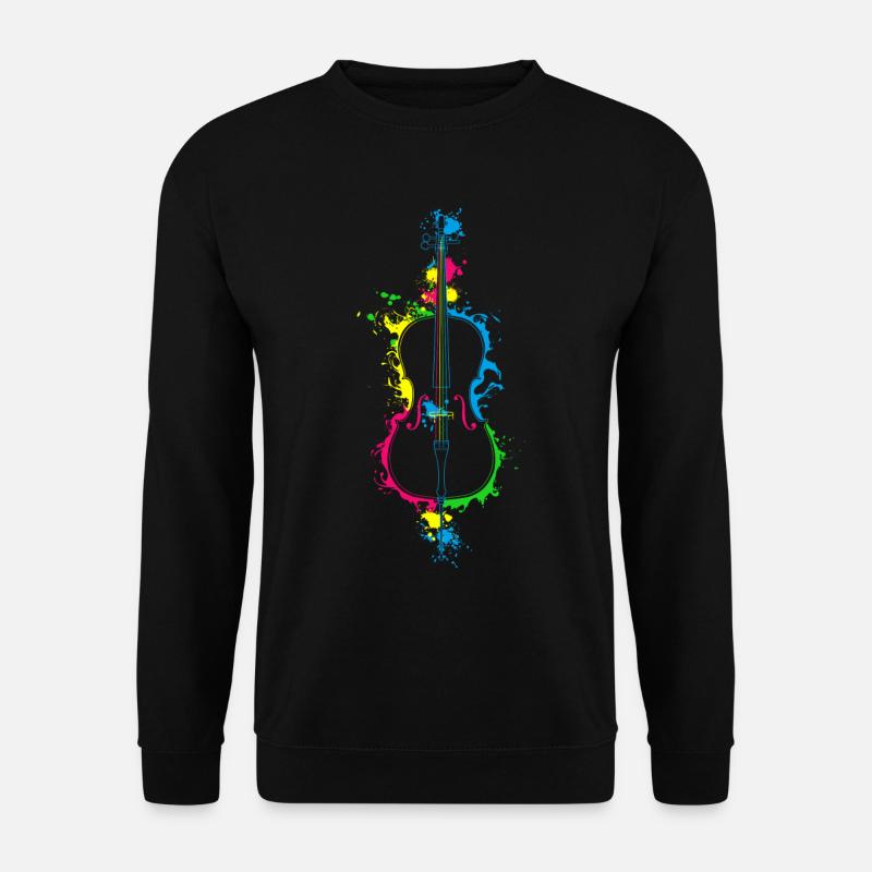 Violin Cello Violinist Gift Idea - Unisex Sweatshirt - black