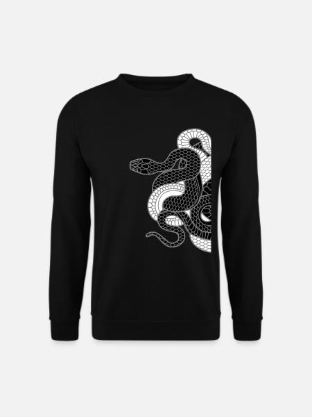 Schlangen - Unisex Pullover - Schwarz