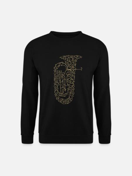 Tuba Player Gift Idea - Unisex Sweatshirt - black