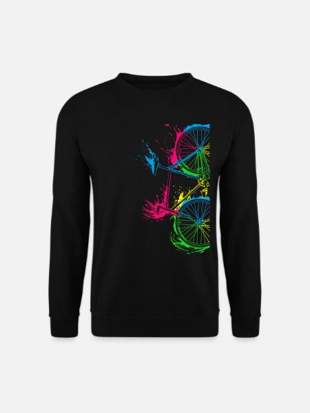 Fahrrad Radfahrer Geschenk - Unisex Pullover - Schwarz