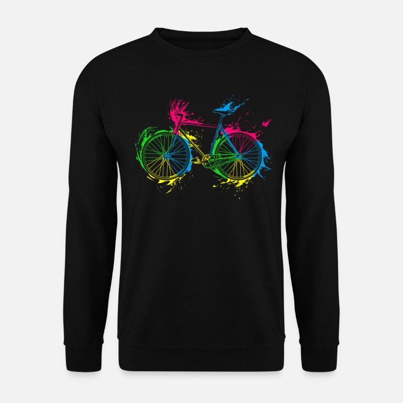 Fahrrad Radfahrer Geschenk - Unisex Pullover - Schwarz
