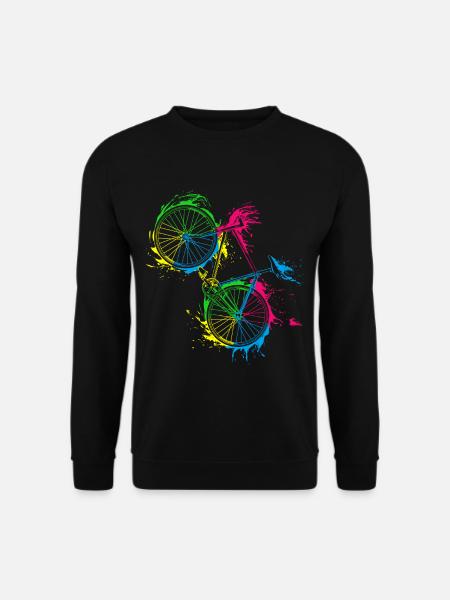 Fahrrad Radfahrer Geschenk - Unisex Pullover - Schwarz
