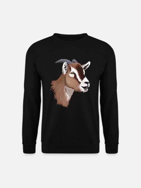 Ziegenkopf - Unisex Pullover - Schwarz
