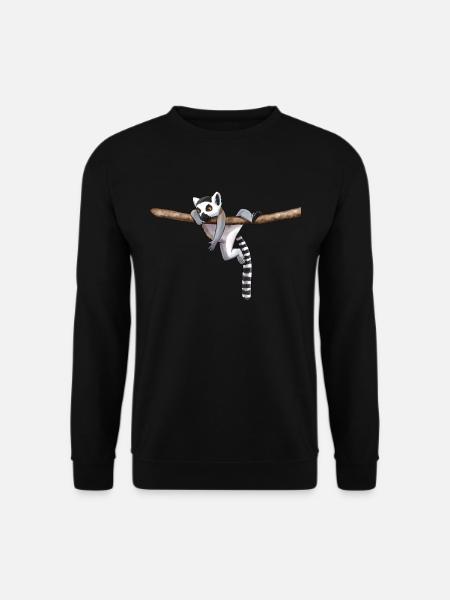 Lemur - Unisex Pullover - Schwarz