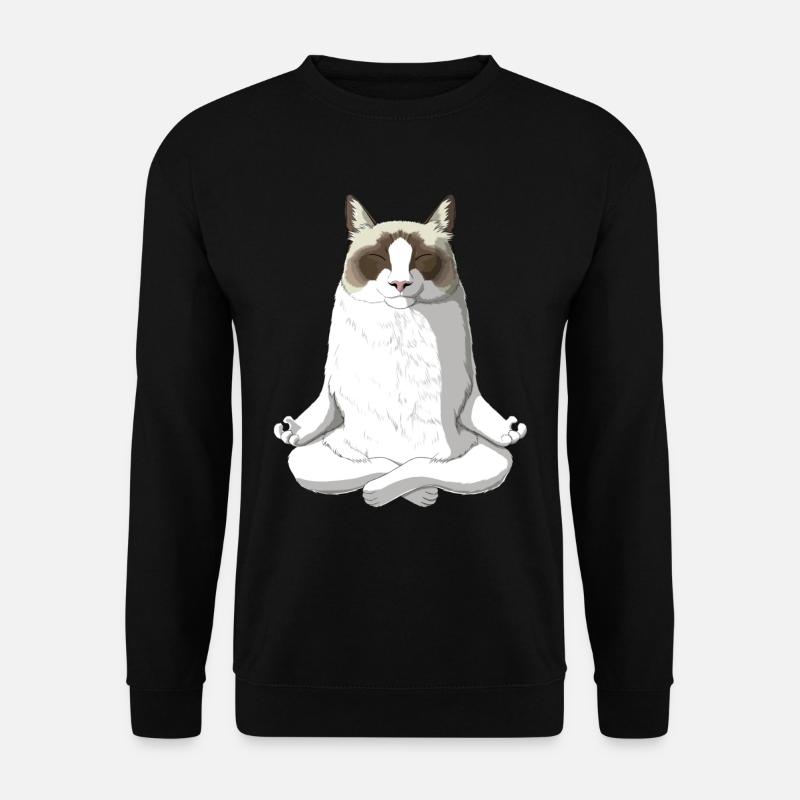 Ragdoll chat - Sweat-shirt Unisexe - noir