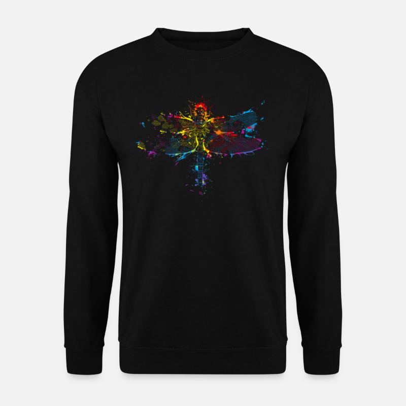 Libelle - Unisex Pullover - Schwarz