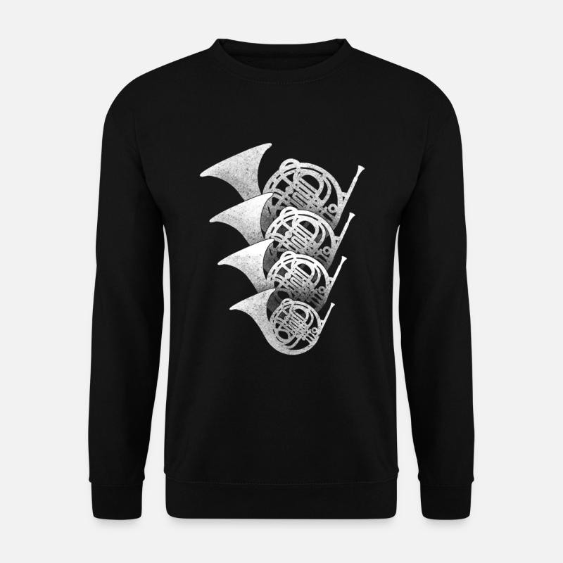 french horn - Unisex Sweatshirt - black