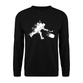 Hockey - Sweat-shirt Unisexe - noir - Devant - Alina (178cm) & Michal (187cm)