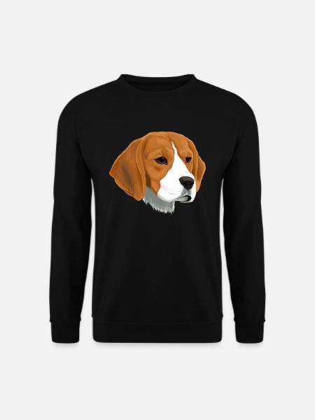 Beagle Hund - Unisex Pullover - Schwarz