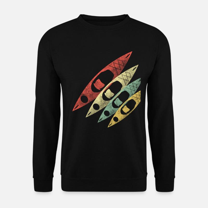 Kajak - Unisex Pullover - Schwarz