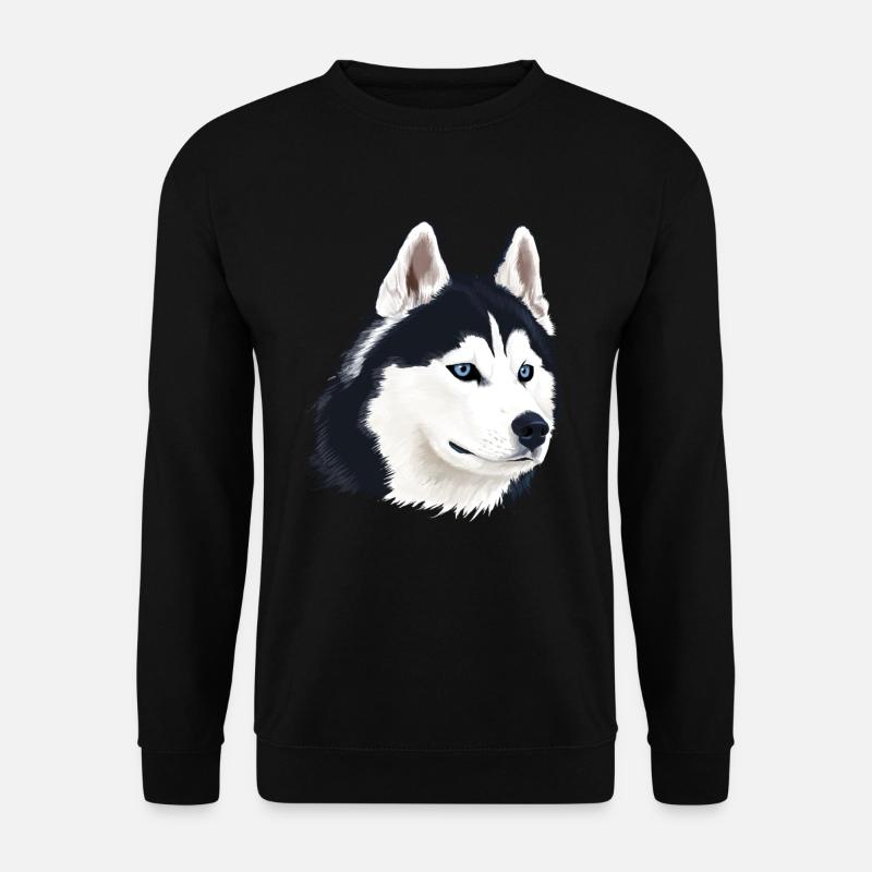 Husky Dog - Unisex Sweatshirt - black