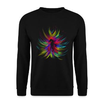 Sea horse - Unisex Sweatshirt - black - Front - Alina (178cm) & Michal (187cm)