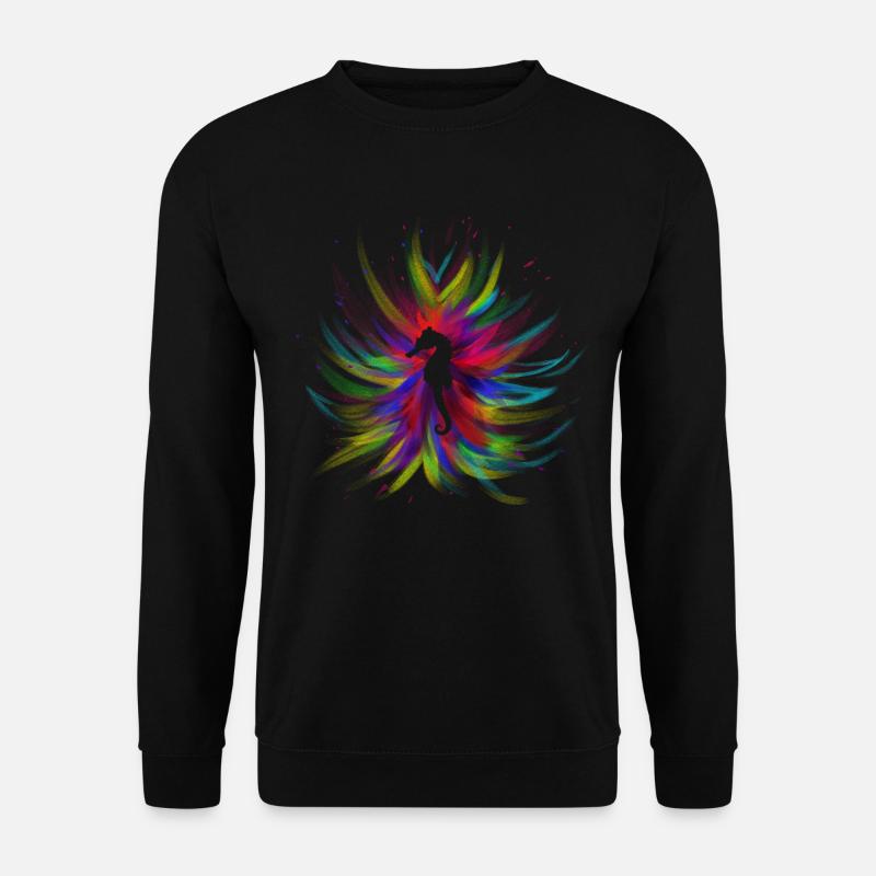 Seepferdchen - Unisex Pullover - Schwarz