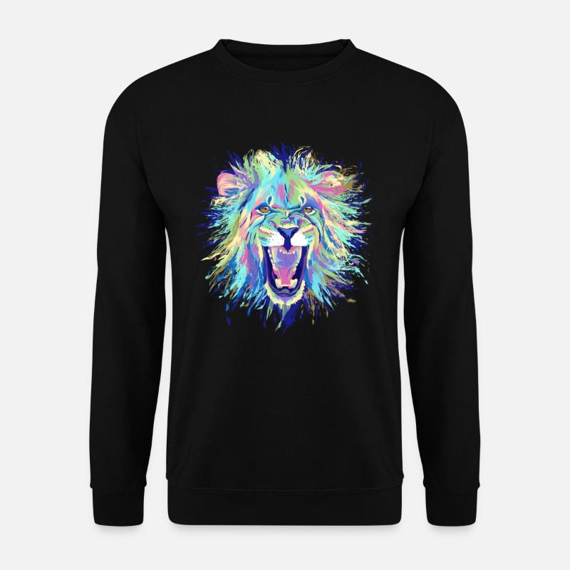 Lion - Unisex Sweatshirt - black