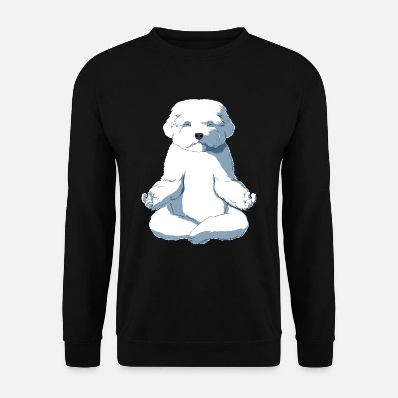 Malteser Hund - Unisex Pullover - Schwarz