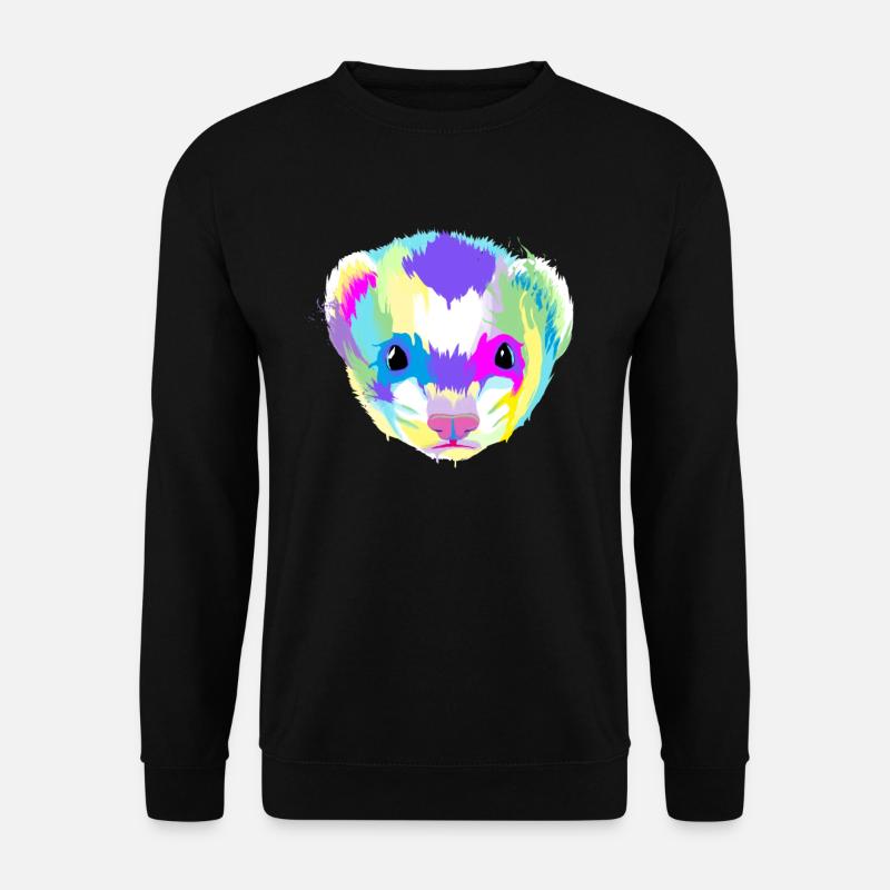Splash Ferret - Unisex Sweatshirt - black
