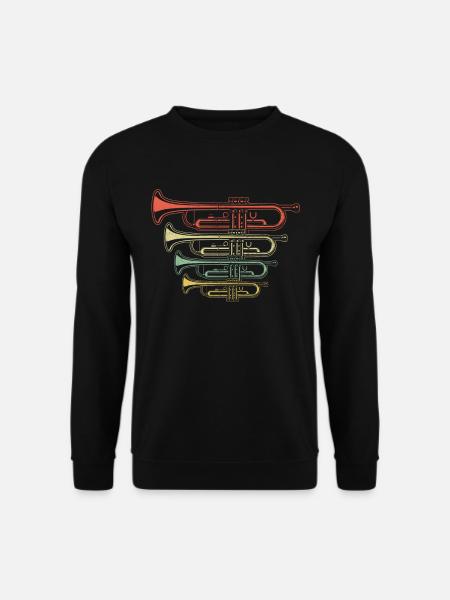 Trumpet Gift Idea for trumpet player - Unisex Sweatshirt - black