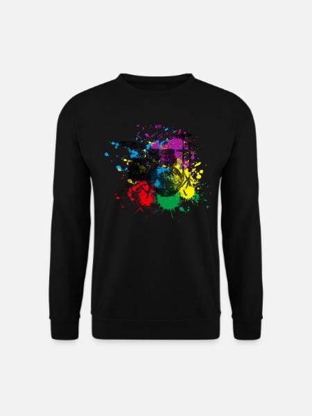 Drums Gift Idea for Drummer - Unisex Sweatshirt - black
